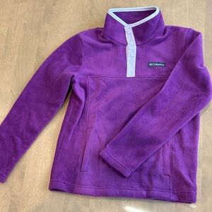 Columbia Kids' Vibrant Purple Fleece Hoodie